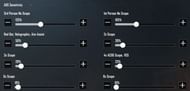ADS sensitivity settings